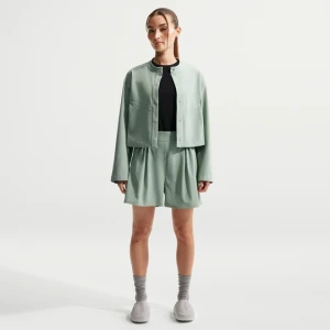 Damskie spodenki z wysokim stanem Dri-FIT Nike 24.7 PerfectStretch - Zieleń