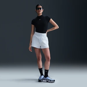 Zdjęcie produktu Damskie spodenki z wysokim stanem o luźnym kroju Nike Phoenix Fleece - Niebieski