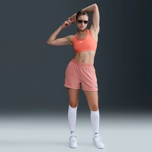 Damskie spodenki ze średnim stanem 10 cm Nike Sportswear Chill Terry - Różowy