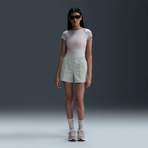 Damskie spodenki ze średnim stanem 13 cm Nike Everything Wovens - Szary