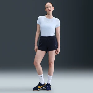 Damskie spodenki ze średnim stanem 8 cm Nike Chill Waffle - Niebieski