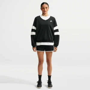 Damskie spodenki ze średnim stanem Nike Chill Knit - Czerń