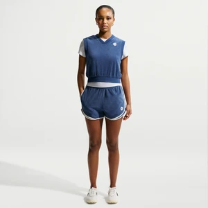 Damskie spodenki ze średnim stanem Nike Chill Terry - Niebieski