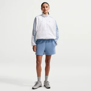 Damskie spodenki ze średnim stanem Nike Studio Fleece Medium Weight - Niebieski
