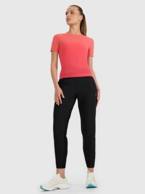 Damskie spodnie do biegania w terenie 4F 4FWAW25TFTRF0931 - czarne