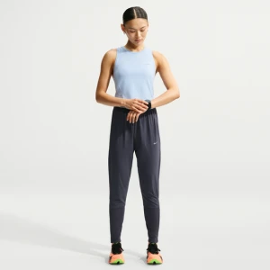Damskie spodnie do biegania ze średnim stanem Nike Swift Dri-FIT - Szary