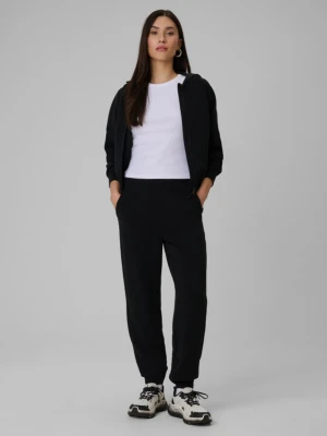 Damskie spodnie dresowe joggery 4F 4FWSS26TTROF1410 - czarne