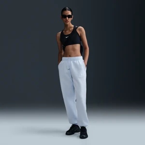 Damskie spodnie dresowe o kroju oversize z wysokim stanem Nike Sportswear Phoenix Fleece - Niebieski