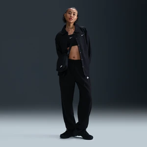 Zdjęcie produktu Damskie spodnie dresowe o kroju oversize ze średnim stanem Nike Sportswear Club Fleece - Czerń