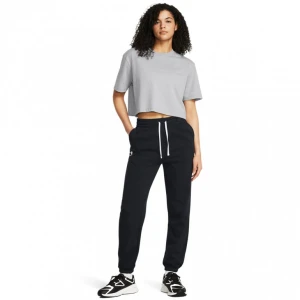Damskie spodnie dresowe Under Armour UA Rival Terry Jogger - czarne