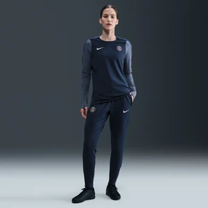 Damskie spodnie piłkarskie z dzianiny Nike Dri-FIT Paris Saint-Germain Strike - Niebieski