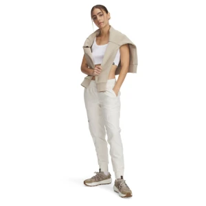 Damskie spodnie treningowe joggery Under Armour UA Unstoppable Jogger - beżowe