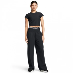 Damskie spodnie treningowe Under Armour Armoursport Wide Leg Pant - czarne