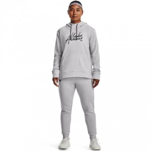 Damskie spodnie treningowe Under Armour Fleece Jogger - szare