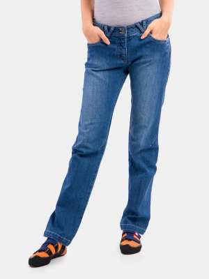 Damskie spodnie wspinaczkowe Ocun Medea Jeans - middle blue