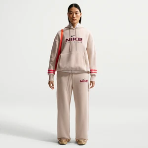 Damskie spodnie z dzianiny z wysokim stanem Nike - Brązowy