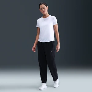Damskie spodnie z dzianiny ze średnim stanem Therma-FIT Nike One - Czerń