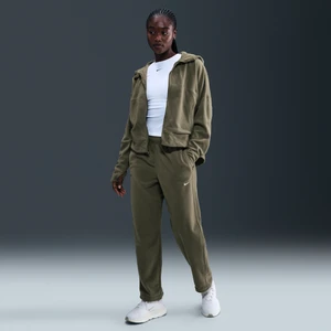 Damskie spodnie z dzianiny ze średnim stanem Therma-FIT Nike One - Zieleń