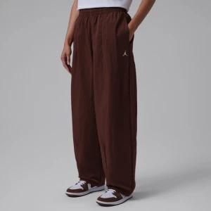 Damskie spodnie z tkaniny Jordan Brooklyn - Brązowy