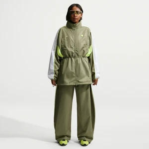 Damskie spodnie z tkaniny Nike Shox - Szary