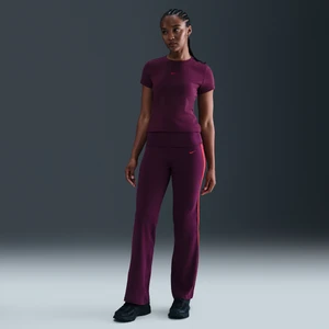 Damskie spodnie z wysokim stanem Nike Sportswear - Czerwony