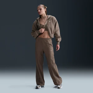 Zdjęcie produktu Damskie spodnie ze średnim stanem i luźnymi nogawkami Nike Sportswear Everything Wovens - Brązowy