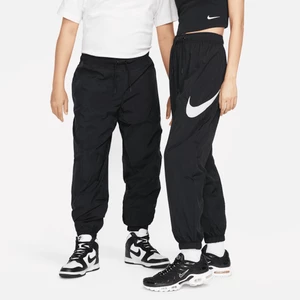 Damskie spodnie ze średnim stanem Nike Sportswear Essential - Czerń