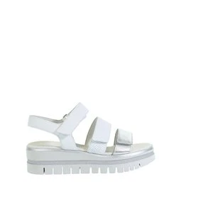 Damskie srebrne casualowe sandały GABOR 84.620.21