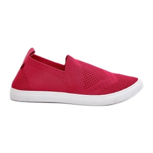 Damskie Tenisówki Slip-on Big Star FF274A605 Fuksja różowe