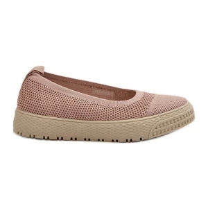 Damskie Tenisówki Slip-on Na Platformie Różowe Pimadea Inna marka