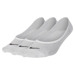 Damskie treningowe skarpety stopki Nike Everyday Lightweight (3 pary) - Biel
