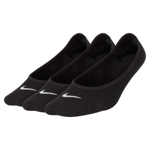 Damskie treningowe skarpety stopki Nike Everyday Lightweight (3 pary) - Czerń