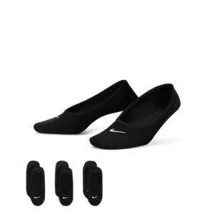 Zdjęcie produktu Damskie treningowe skarpety stopki Nike Everyday Lightweight (3 pary) - Czerń