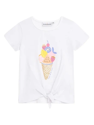 Danamade Koszulka "Dbaila" w kolorze białym ze wzorem rozmiar: 146