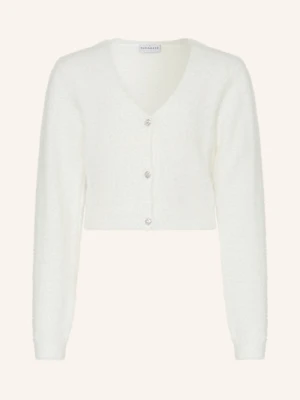 Danamade Krótki Kardigan Z Ozdobnymi Kamykami beige