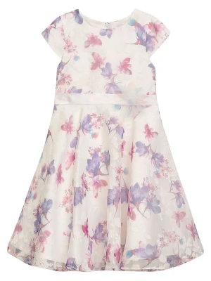 Danamade Sukienka "Dnala" w kolorze fioletowo-kremowo-różowym rozmiar: 128