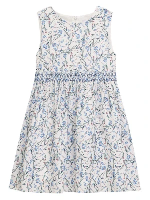 Danamade Sukienka "Dpadme" w kolorze niebiesko-białym rozmiar: 128