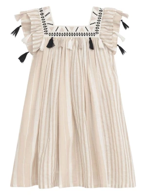 Danamade Sukienka "Dqamar" w kolorze beżowym rozmiar: S