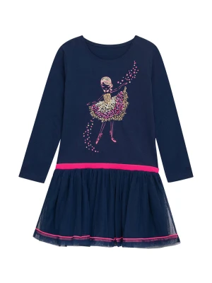 Danamade Sukienka "Dromy" w kolorze granatowym rozmiar: 92