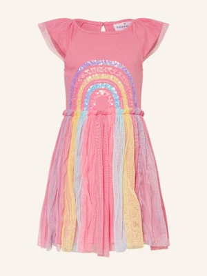 Danamade Sukienka Z Cekinami pink