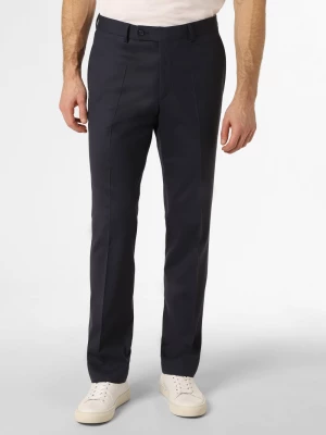 Daniel Hechter Męskie spodnie od garnituru modułowego Mężczyźni Regular Fit Sztuczne włókno niebieski jednolity,