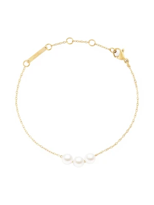 Daniel Wellington bransoletka damska pozłacana Pearl Trio złoty