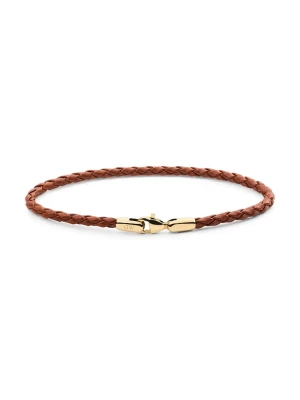Daniel Wellington bransoletka skórzana złoty