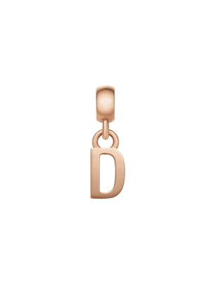 Daniel Wellington DW Charm Letter D Rose Gold