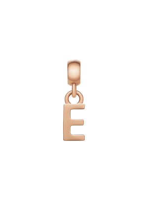 Daniel Wellington DW Charm Letter E Rose Gold