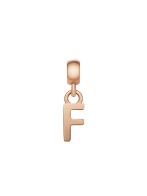 Daniel Wellington DW Charm Letter F Rose Gold