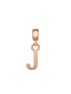 Daniel Wellington DW Charm Letter J Rose Gold