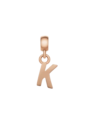 Daniel Wellington DW Charm Letter K Rose Gold