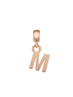 Daniel Wellington DW Charm Letter M Rose Gold