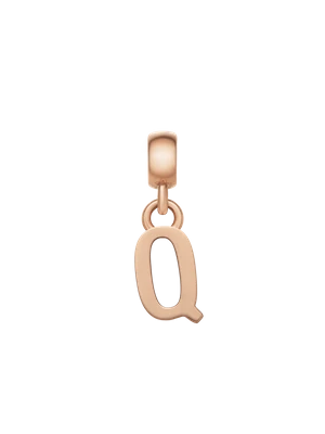 Daniel Wellington DW Charm Letter Q Rose Gold
